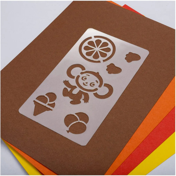 Изображение товара Трафарет Мульти-пульти Чебурашка / ТРЧБ_53020 (3шт)