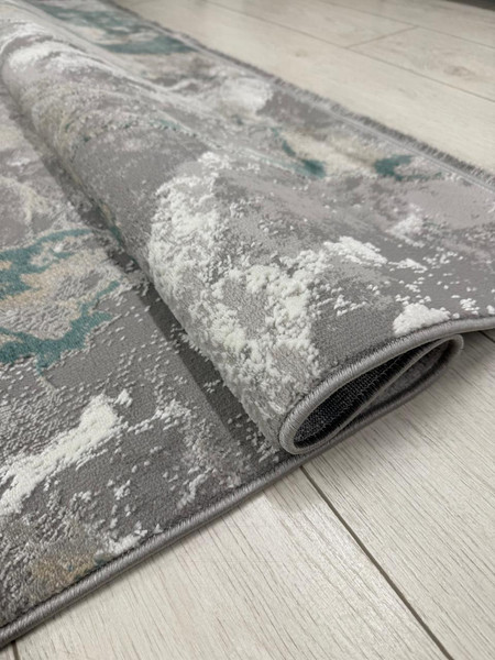 Изображение товара Ковер Radjab Carpet Афина Прямоугольник 9012A / 12891RK (3x4, Grey/Green)