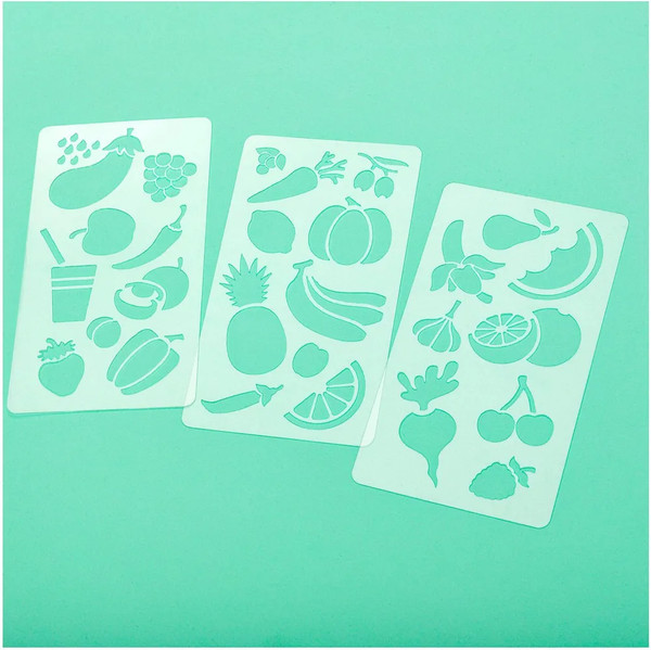 Изображение товара Трафарет Мульти-пульти Фруктовая корзина / НТ_54112 (3шт)