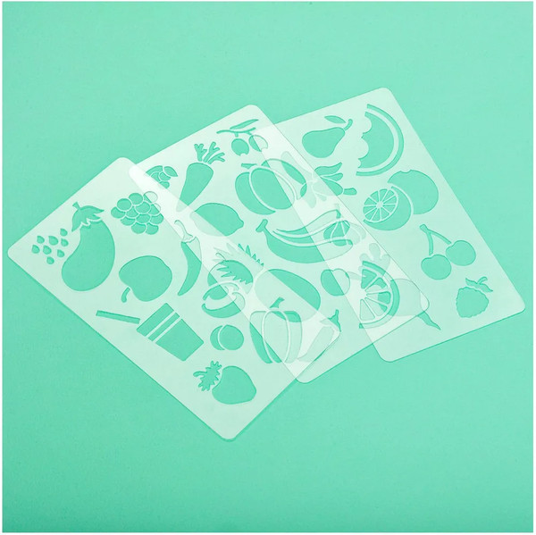 Изображение товара Трафарет Мульти-пульти Фруктовая корзина / НТ_54112 (3шт)