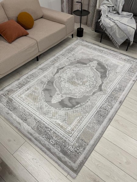Изображение товара Ковер Radjab Carpet Афина Прямоугольник 1032A / 12965RK (2.4x3.4, Grey/Beige)