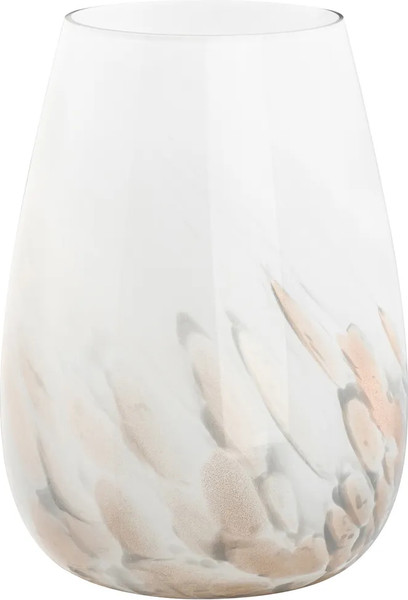 Изображение товара Ваза Elan Gallery 390233 (белый/серый/золотой)