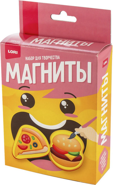 Изображение товара Набор для творчества Lori Магниты из гипса. Быстрый перекус / Пз/Г-060