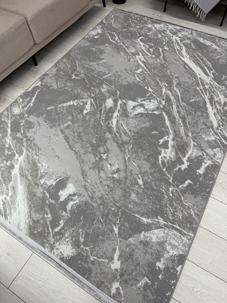 Изображение товара Коврик Radjab Carpet Афина Прямоугольник 9012A / 12844RK (1.2x1.8, Grey/Grey)