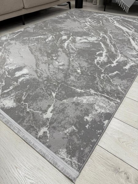 Изображение товара Коврик Radjab Carpet Афина Прямоугольник 9012A / 12844RK (1.2x1.8, Grey/Grey)