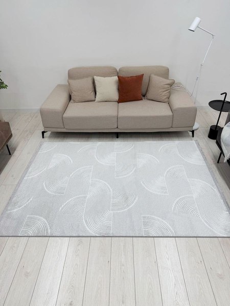 Изображение товара Ковер Radjab Carpet Аврелия Прямоугольник HL600A / 12320RK (1.2x1.8, Grey)