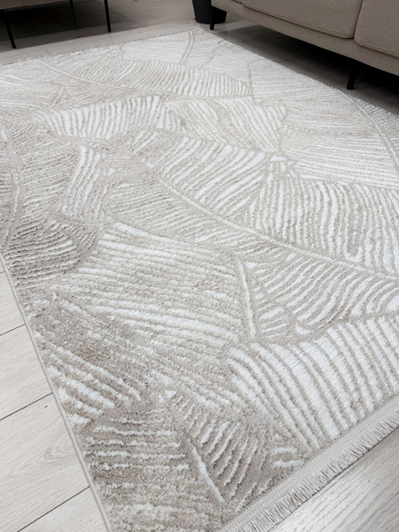 Изображение товара Коврик Radjab Carpet Аврелия Прямоугольник HL1058A / 12338RK (1.2x1.8, Cream)
