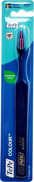Изображение товара Зубная щетка TePe Colour Soft мягкая (темно-синий)