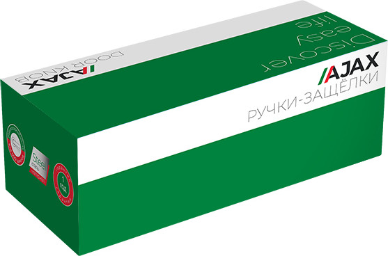 Изображение товара Ручка дверная Ajax furniture DK682 BL-PS 6082 BL-P (черный)