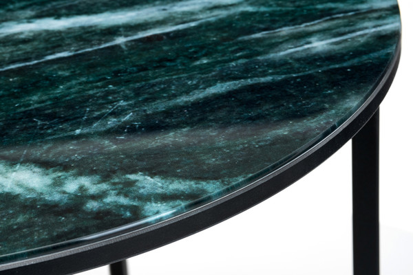 Изображение товара Журнальный столик Woodville Волопас (малахит)