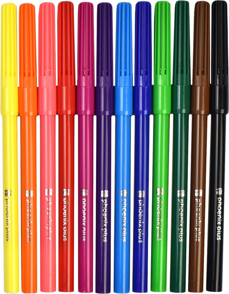 Изображение товара Фломастеры Феникс+ Арт-братва / 67869 (12цв)