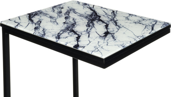 Изображение товара Приставной столик Woodville Геркулес (белый мрамор)