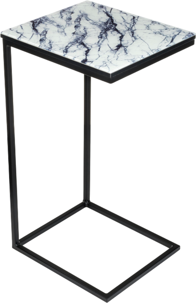 Изображение товара Приставной столик Woodville Геркулес (белый мрамор)