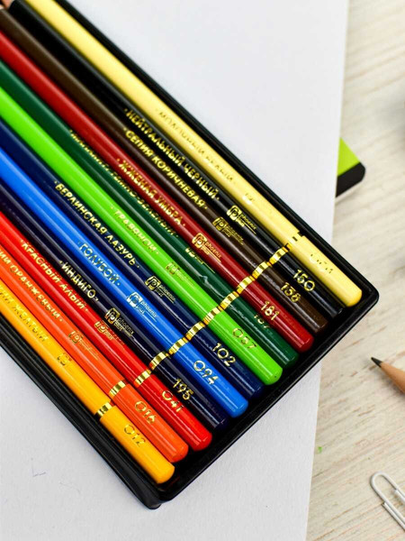 Изображение товара Набор цветных карандашей Феникс+ Классик / 64096 (12цв)