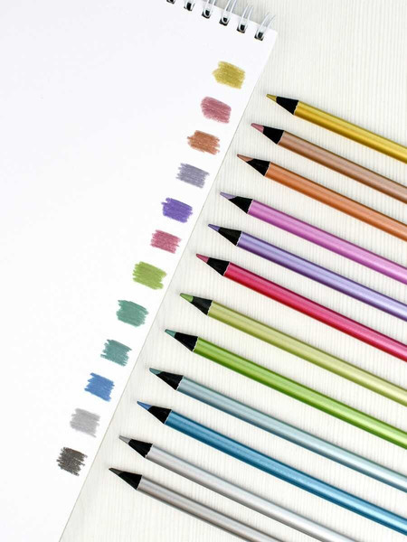 Изображение товара Набор цветных карандашей Феникс+ Металлик / 64099 (12цв)