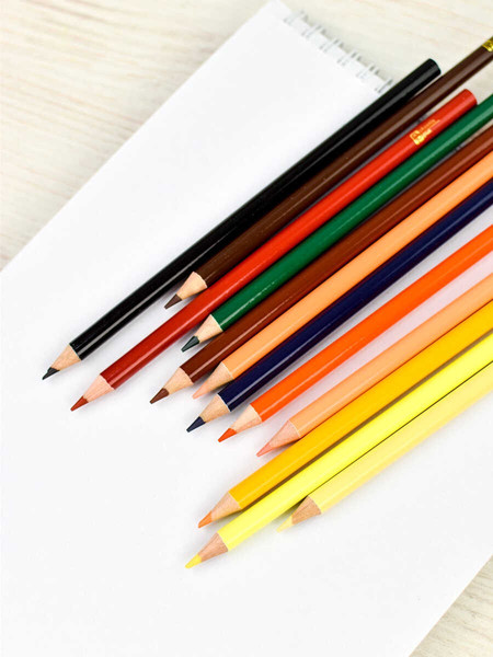 Изображение товара Набор цветных карандашей Феникс+ Натурель / 64103 (12цв)