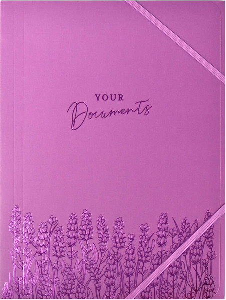 Изображение товара Папка для бумаг Феникс+ Лаванда / 66546