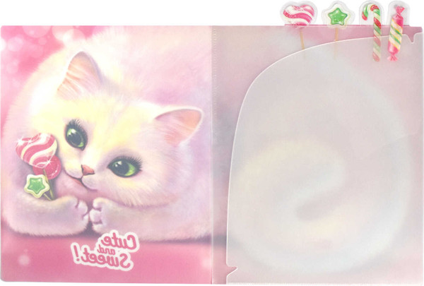 Изображение товара Папка для бумаг Феникс+ Кэнди кот / 63116