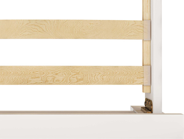 Изображение товара Односпальная кровать Bravo Мебель Вероника 90x200 (белый античный)