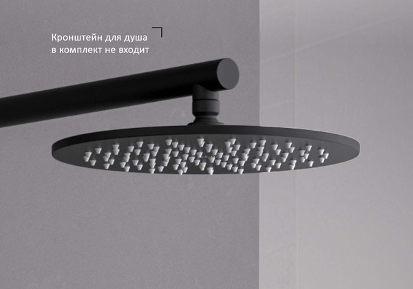 Изображение товара Лейка верхнего душа Aquatek AQ2077MB (черный матовый)