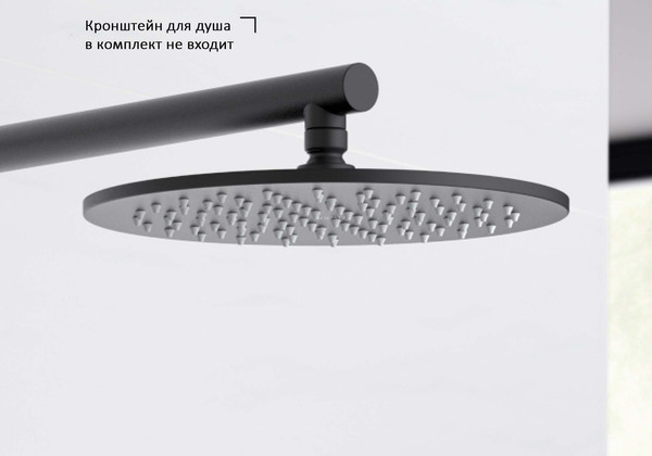 Изображение товара Лейка верхнего душа Aquatek AQ2077MB (черный матовый)