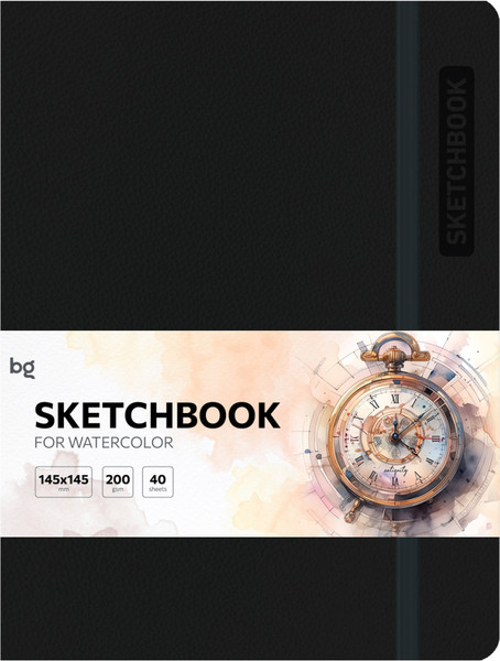Изображение товара Скетчбук BG Bright. Black / CА540с_61746 (40л)
