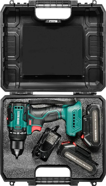 Изображение товара Аккумуляторная дрель-шуруповерт Favourite DC NB21 / 121150221