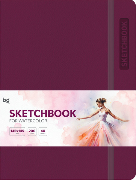 Изображение товара Скетчбук BG Bright. Berry / CА540с_61743 (40л)