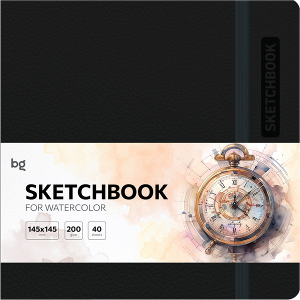 Изображение товара Скетчбук BG Bright. Black / Cк40с_61742 (40л)