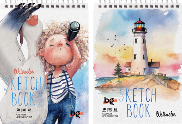 Изображение товара Скетчбук BG Поднять паруса! / СА520гр_58074 (20л)