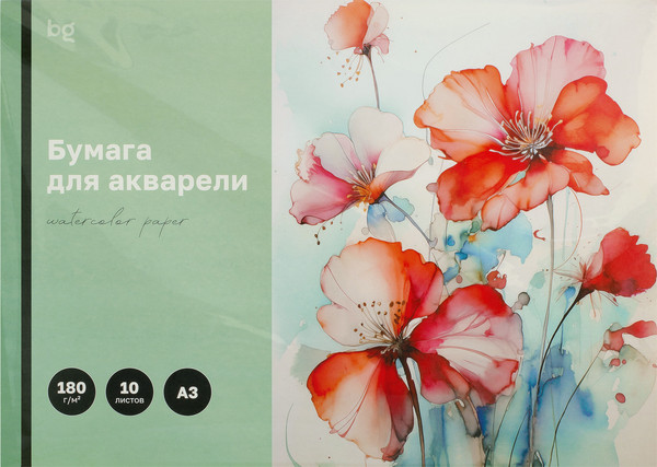 Изображение товара Альбом для рисования BG Маки / БА10А3_60204 (10л)