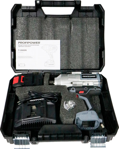 Изображение товара Аккумуляторный гайковерт Profipower T-2000N / E0187