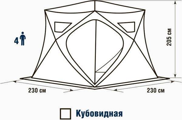 Изображение товара Палатка Higashi Pyramid Extreme / 03513