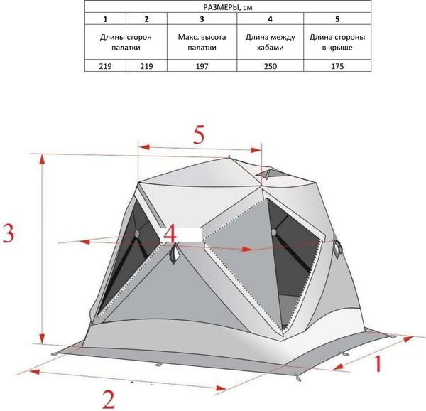 Изображение товара Палатка Higashi Pyramid Extreme / 03513