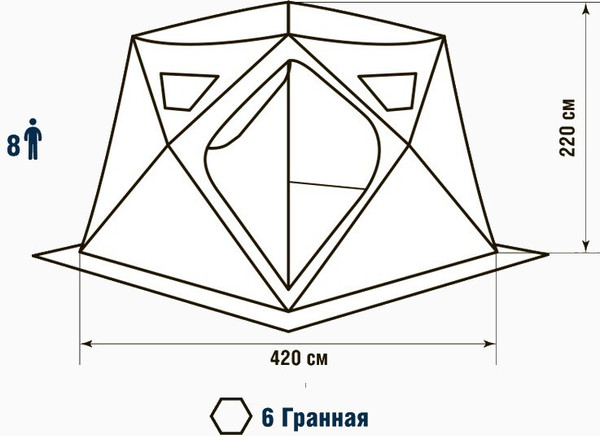 Изображение товара Палатка Higashi Yurta Extreme / 05999