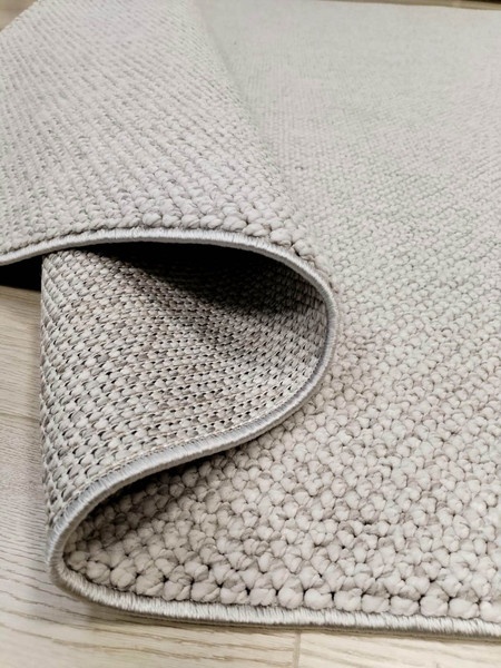 Изображение товара Ковер Radjab Carpet Лоро Прямоугольник PU77B / 12046RK (0.8x1.5, Gray)
