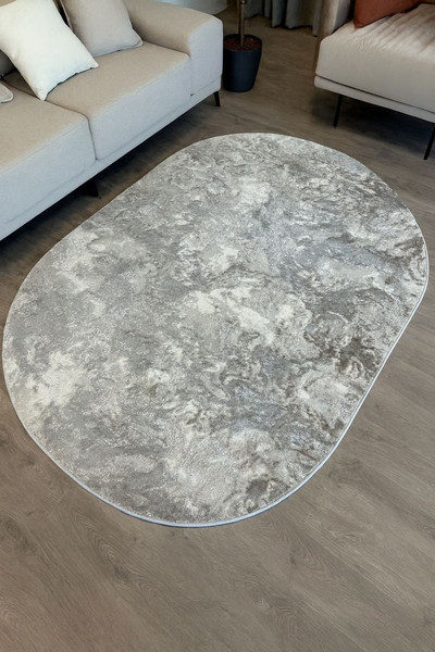 Изображение товара Коврик Radjab Carpet Беллуччи Овал NP 292 / 11774RK (0.8x1.5, Vizon)