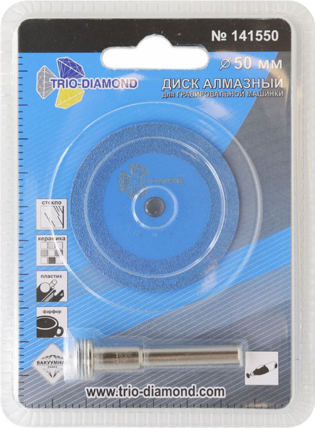 Изображение товара Отрезной диск алмазный Trio Diamond 50x6мм / 141550