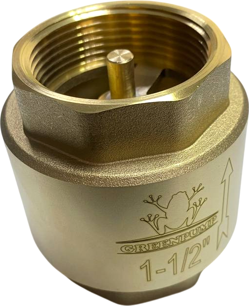 Изображение товара Обратный клапан магистральный GreenPump 1-1/2 JYF-B2003 (с латунным сердечником)
