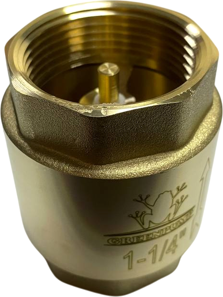 Изображение товара Обратный клапан магистральный GreenPump 1-1/4 JYF-B2003 (с латунным сердечником)