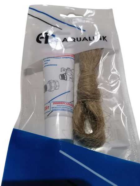 Изображение товара Набор уплотнительных средств Aqualink Паста 25г + лен 7г / 02180