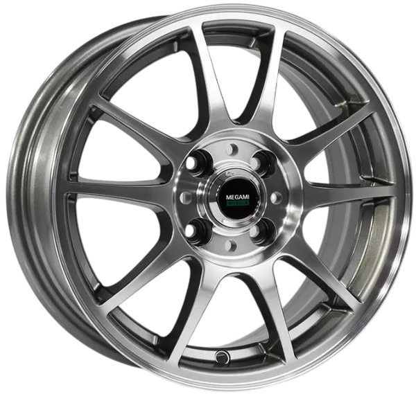 Изображение товара Литой диск Megami MGM-5 15x6" 4x100мм DIA 54.1мм ET 46мм GMF