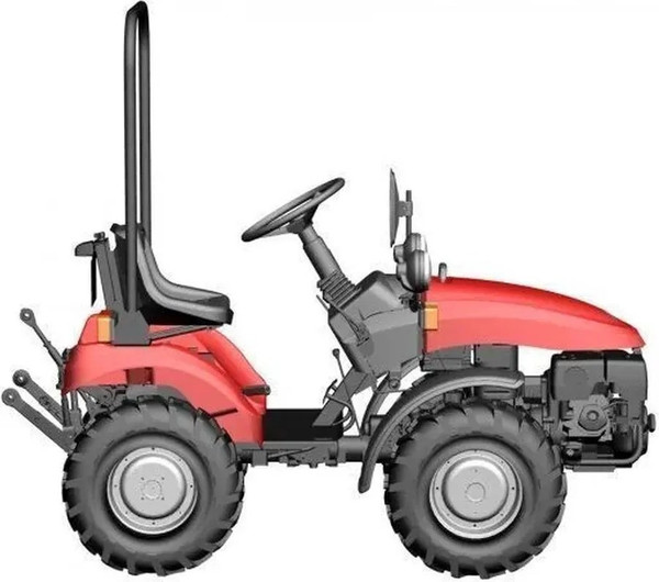 Изображение товара Минитрактор бензиновый МТЗ Беларус-152 (rato R420E, 13 л.с., эл/ст-р, грузы)