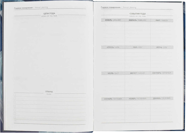 Изображение товара Ежедневник Феникс+ Diary Синие Полотна / 64338