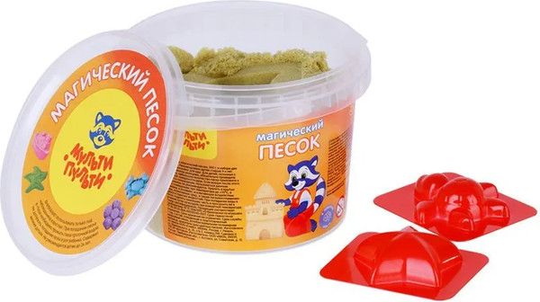 Изображение товара Набор для лепки Мульти-пульти Магический песок / ПС_15802/545 (желтый)