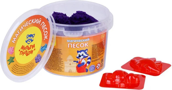 Изображение товара Набор для лепки Мульти-пульти Магический песок / ПС_15801/544 (фиолетовый)