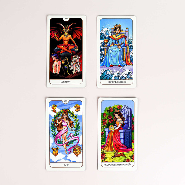 Изображение товара Гадальные карты Феникс+ Классическое Таро / 65799