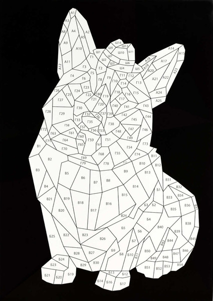 Изображение товара Картина по номерам Феникс+ Стикерами. Корги / 64805