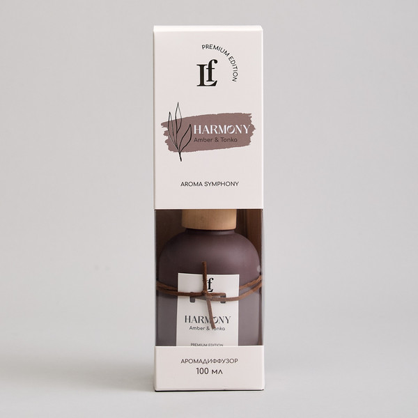 Изображение товара Аромадиффузор Lefard Harmony Amber&Tonka 605-133 (100мл)