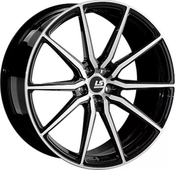 Изображение товара Литой диск LS wheels Forged FG01 21x9.5" 5x112мм DIA 66.6мм ET 31мм BKF
